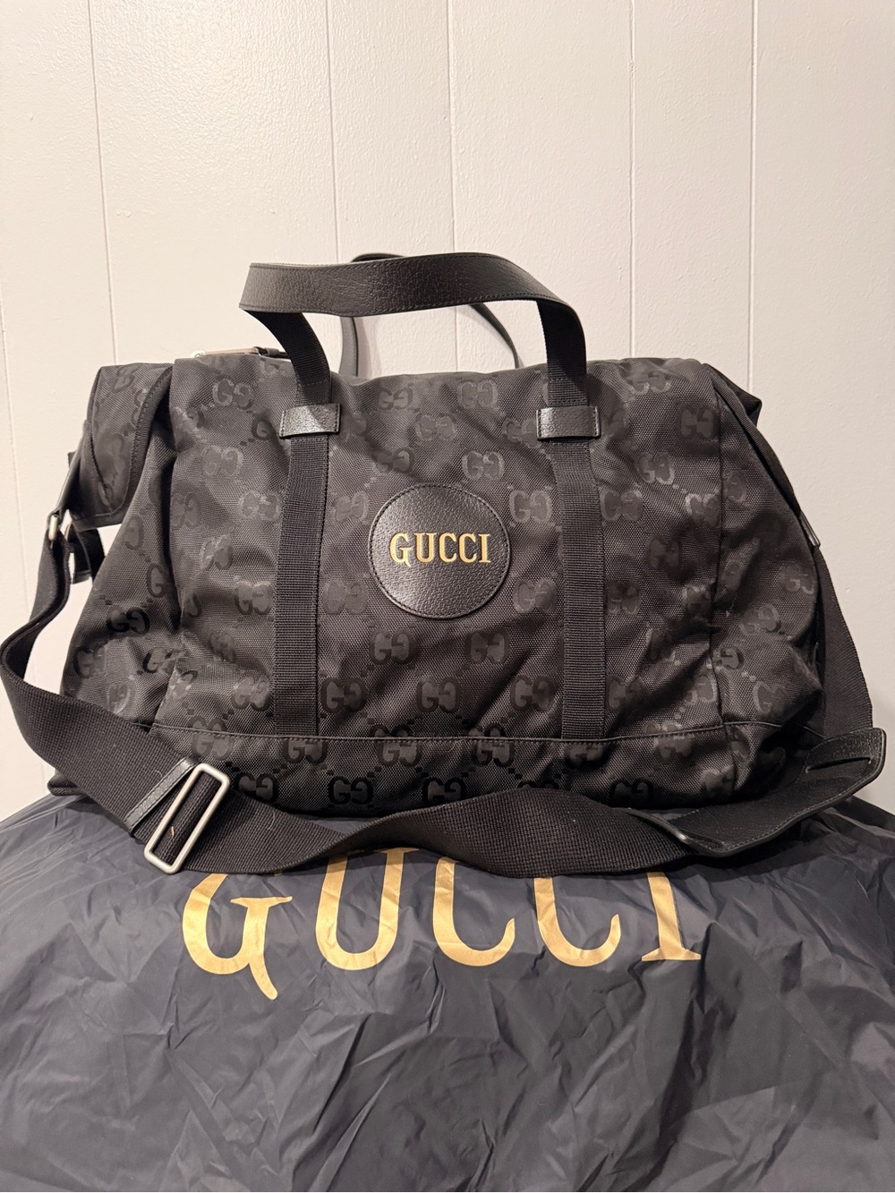 Gucci Black GG Canvas Weekend